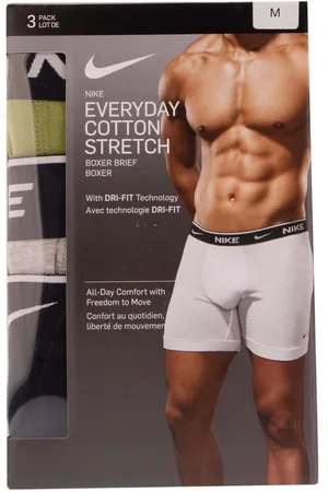 Nike Mens 3 Pack of Boxer Briefs in Multi - - Size X-Large