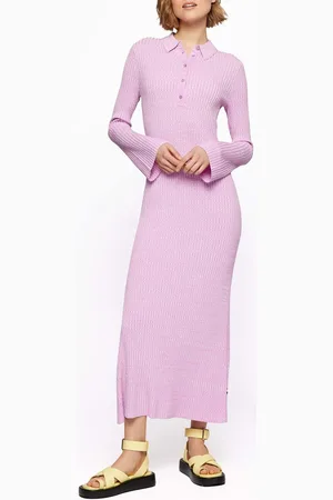 HUGO BOSS Womens Floriene Knitted Dress in Multi colour - Cotton - Size 10 UK