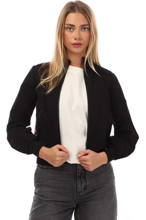 OFF-WHITE Womens Off White Monogram Band Track Jacket in Viscose - Size 12 UK
