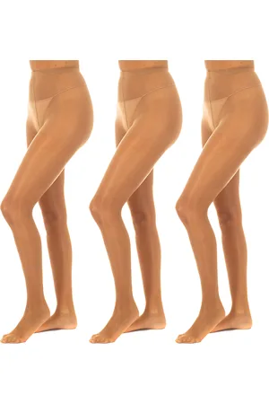 JOLIE FOLIE Womens Pack-3 15 Den Lycra Panties DANAE15 woman - - Size Small/Medium