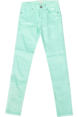 La Martina Womens Shiny stretch pants with skinny-cut hems JWT010 woman - Cotton - Size 29 (Waist)