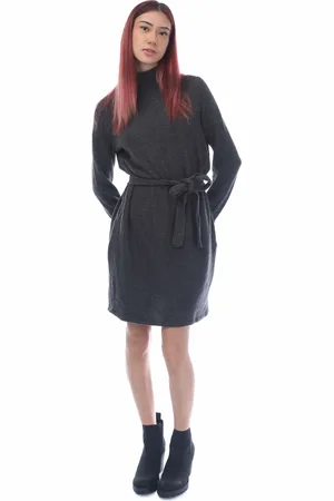 VERO MODA Womens Bella Long Sleeve Jersey Dress in - Size 10 UK