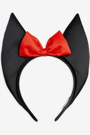Mini Rodini Girls Bat Ears Satin Headband in - One Size