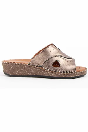 Purapiel Womens Wedge Sandal Leida3 Leather - Size EU 39