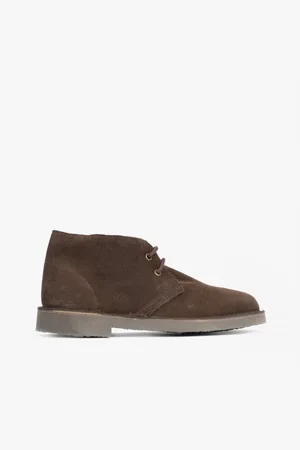 ROAMERS M467DBS Unisex Desert Boots Dark - Size UK 3