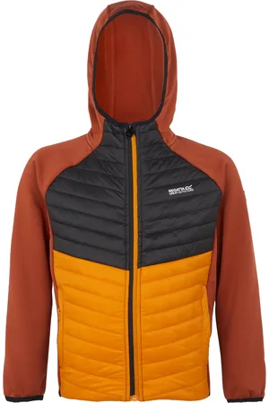 Regatta Kids Unisex Childrens/Kids Kielder VIII Hybrid Jacket ( Ochre/Black) - Size 3-4Y