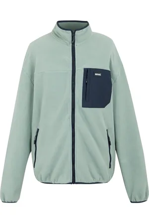 Regatta Mens Frankie Full Zip Fleece Jacket (Glacier/Navy) - - Size 3XL