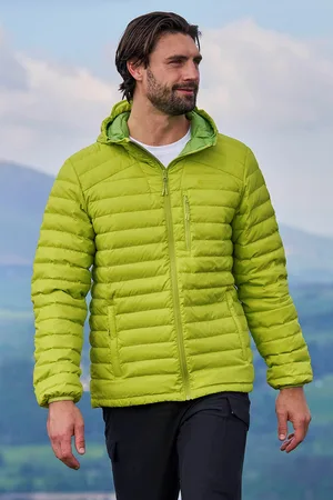 Mountain Warehouse Mens Henry II Extreme Down Filled Padded Jacket (Lime) - - Size 2XS