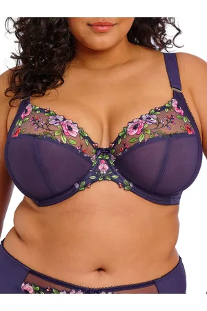 Elomi Womens Himari Side Support Plunge Bra - Polyamide - Size 34JJ