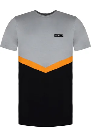 Devote Bruno Mens Orange/ T-Shirt - Size X-Small