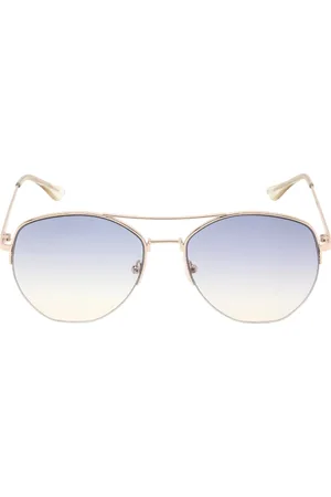 Calvin Klein Womens Navy Gradient Lens Sunglasses - One Size