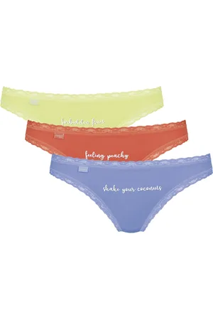 Sloggi Womens 24/7 Weekend Tanga Briefs - Polyamide - Size Small