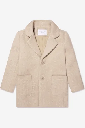 Trussardi Boys Imaril Long Coat in - Size 6Y
