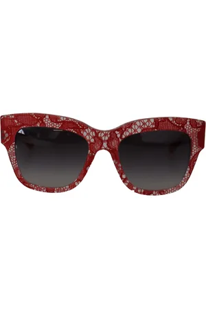 Dolce & Gabbana Womens Gorgeous Italian Crafted Rectangle Sunglasses - - One Size