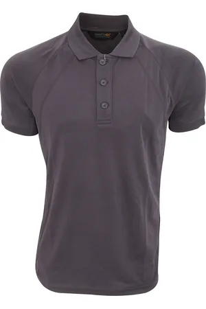 Regatta Hardwear Mens Coolweave Short Sleeve Polo Shirt (Iron) - - Size 2XL