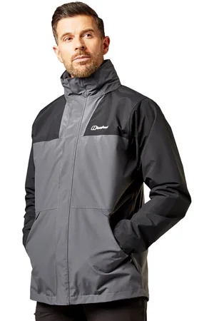 Berghaus Mens Kinglas Pro Gemini 3-in-1 Jacket with Removable Fleece Midlayer & Adjustable Hood, - Size X-Large
