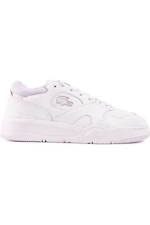 Lacoste Mens Line Shot Trainers - Leather - Size UK 11