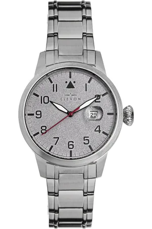 ELEVON Mens Stealth Bracelet Watch w/Date - Stainless Steel - One Size