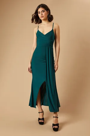 Oasis Womens Occasion Double Jersey Drape Midaxi Dress - - Size 12 UK