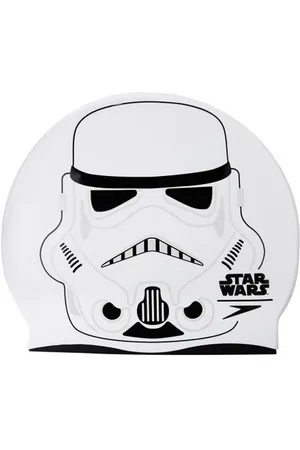Speedo Childrens Unisex Star Wars White Printed Silicone Swimming Cap 8 08386C632 - - One Size