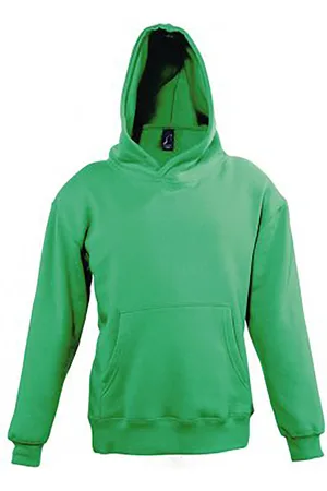 Sols Childrens Unisex Childrens/Kids Slam Hooded Sweatshirt (Kelly ) - Size 4Y