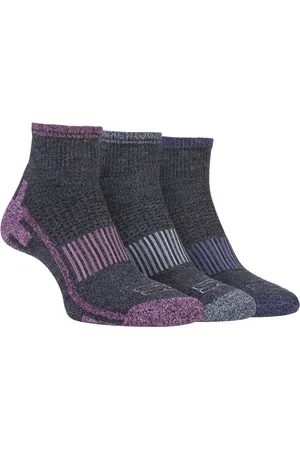 Storm Bloc Womens - 3 Pairs Ladies Sport Ankle Socks - - Size UK 4-6.5