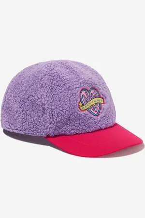 Marc Jacobs Girls Faux Shearling Cap in Purple - - Size 12-14Y