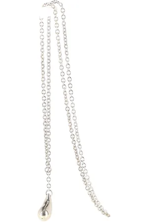 Tiffany & Co. Womens Teardrop Pendant Necklace in Sterling - One Size