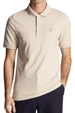 Lyle & Scott Mens Tonal Eagle Polo Shirt - Size Medium