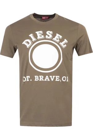 Diesel Mens 1976 Varsity Logo Ivy T-Shirt - Size Large