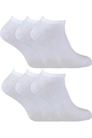 Sock Snob 6 Pack Mens Cotton Low Cut Quarter Gym / Trainer Socks - - Size 12-15