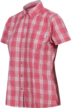 Regatta Womens Mindano VII Breathable Short Sleeve Shirt in Textile - Size 10 UK