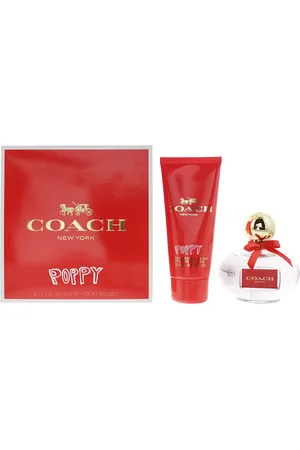 Coach Womens Poppy 2 Piece Gift Set: Eau De Parfum 100ml - Body Lotion - - One Size