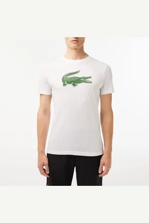 Lacoste Mens Sport Ultra Dry XXL Logo T-Shirt in Cotton - Size Large