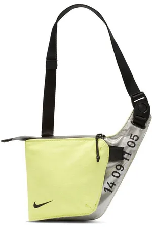 Nike Adjustable Straps Limelight Womens Crossbody Tech Bag BA5918 367 - Cotton - One Size