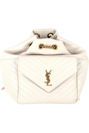 Saint Laurent Pre-owned Womens Joe Backpack in Lambskin Leather Calf Leather - One Size
