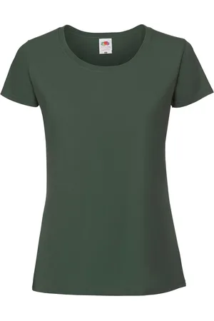 Fruit Of The Loom Womens/Ladies Fit Ringspun Premium Tshirt (Bottle ) Cotton - Size 2XL