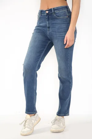 MYT Womens Ladies Magic Shaping High Waisted Straight Leg Jeans in Denim - Size 20 Regular