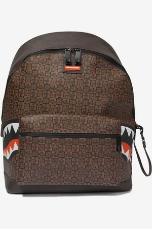 Sprayground Kids Unisex Sharks In Paris Check Emperor Backpack in - One Size