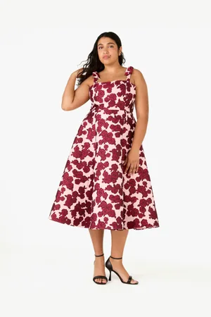 Kate Spade Womens Rosy Florets Brocade Dress - - Size 8 UK