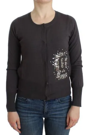 John Galliano Womens Sequined Wool Cardigan - - Size X-Small