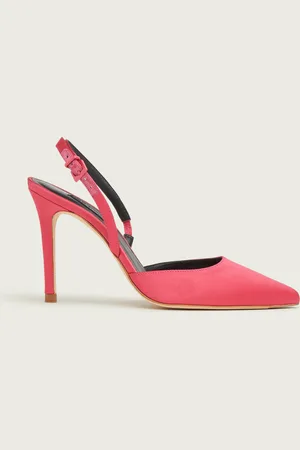 LK Bennett Womens Hayden Open courts, Bright Satin - Size UK 3