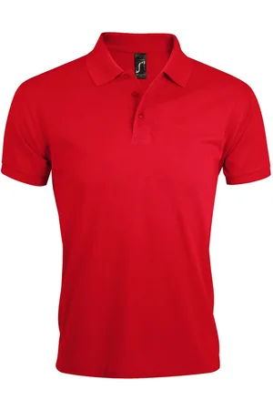 Sols Mens Prime Pique Plain Short Sleeve Polo Shirt - Size Medium