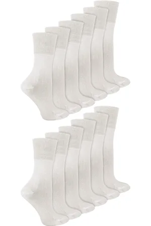 IOMI 12 Pair Multipack Ladies Diabetic Bamboo Socks