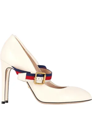 Gucci Pre-owned Womens Malaga Kid Sylvie High Heel Pumps in Leather - Size 36.5 EU/IT