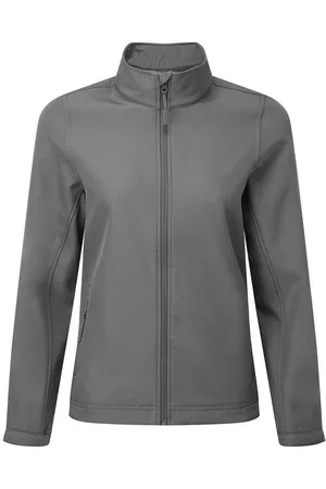 Premier Womens/Ladies Windchecker Soft Shell Jacket (Dark ) - Size X-Large