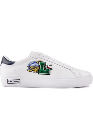Lacoste Mens Powercourt Trainers - Leather - Size UK 6