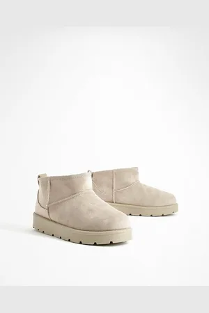 Boohoo Womens Ultra Mini Faux Fur Lined Boots - - Size UK 8