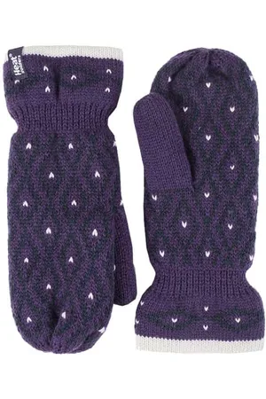 Heat Holders Womens - Ladies Fleece Lined Insulated Winter Thermal Mittens - - One Size