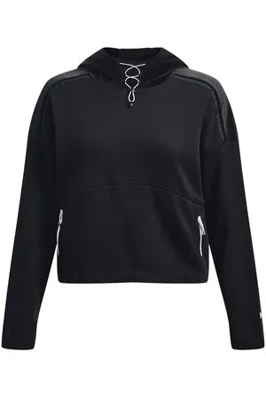 Under Armour Womens UA Journey Fleece Hoody in Cotton - Size UK 4-6 (Womens)